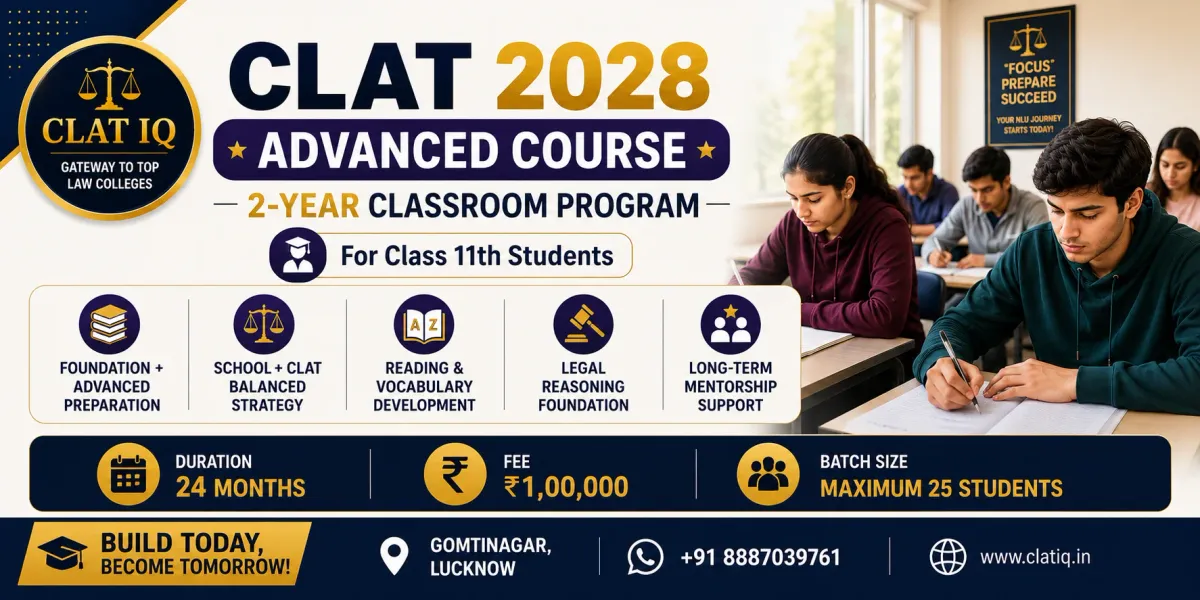 CLAT 2028 Foundation Batch