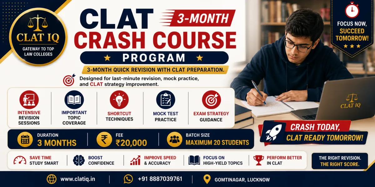 CLAT Crash Course 2027
