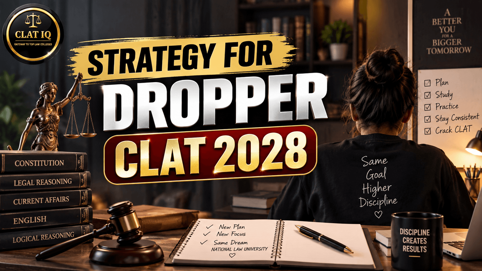 CLAT 2028 Strategy for Droppers