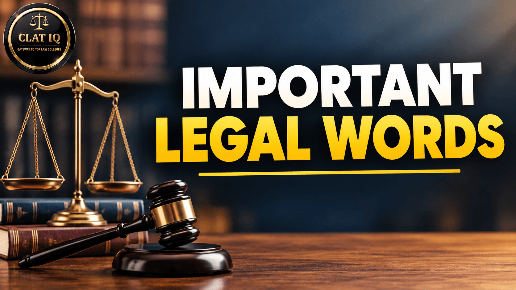 Mastering Legal Vocabulary for CLAT: 50+ Must-Know Words