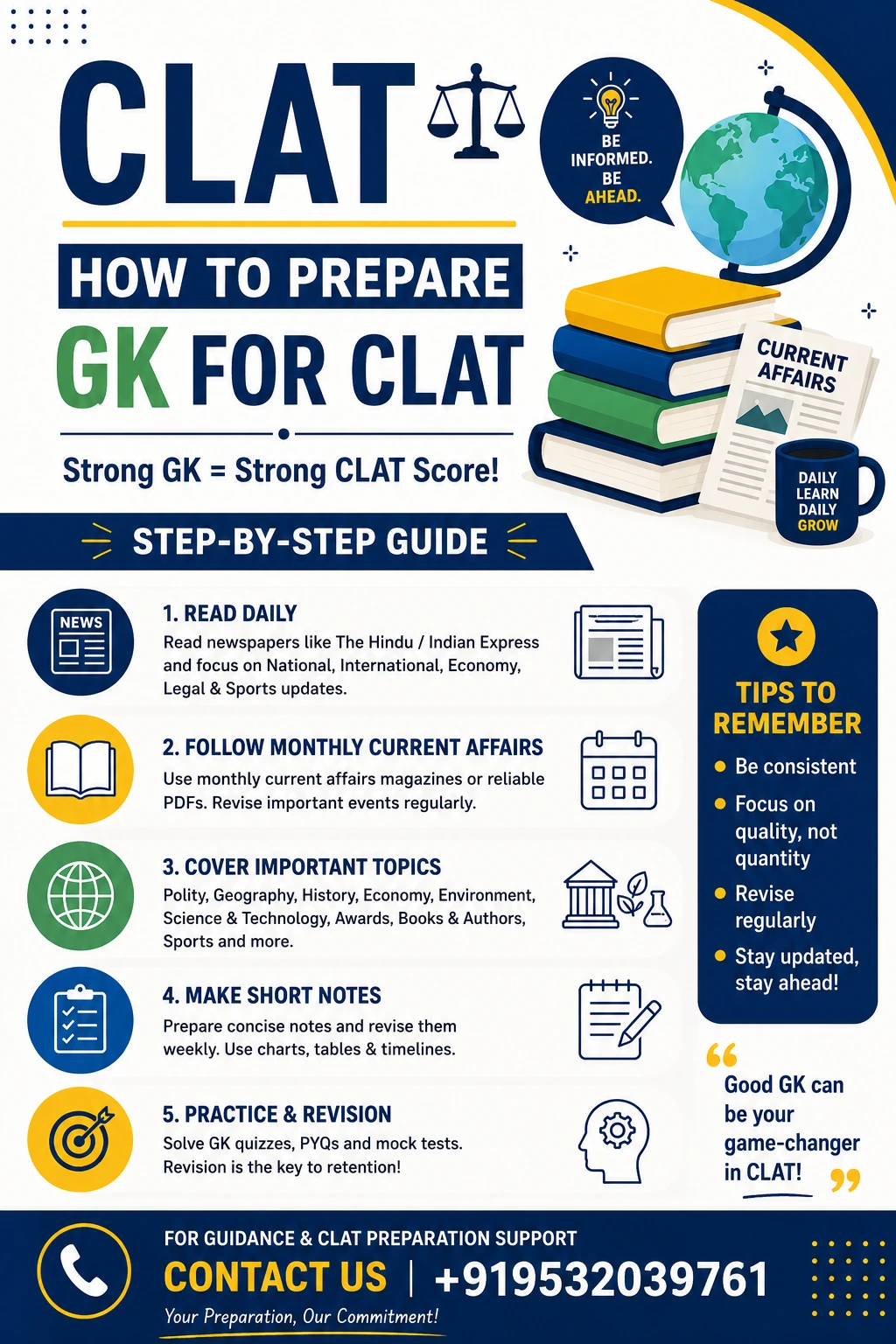 How to Prepare GK for CLAT 2026